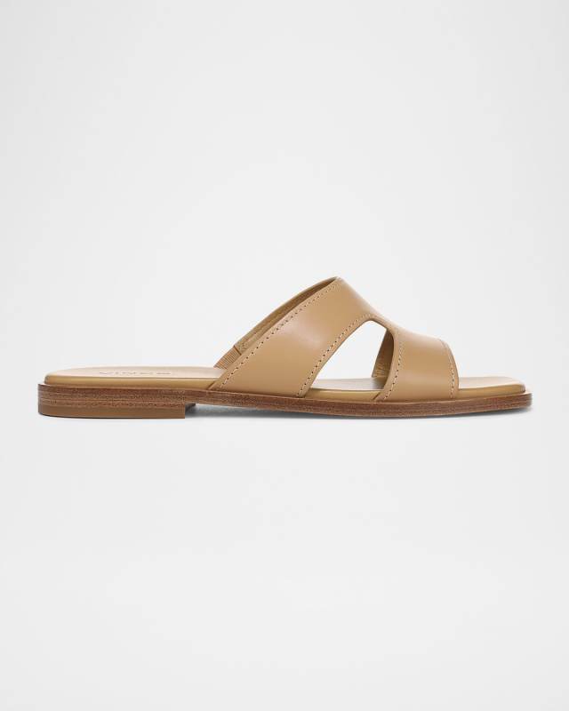 Meyers Leather Flat Sandals